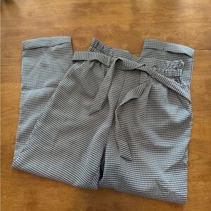 Black and White Checkered Pants